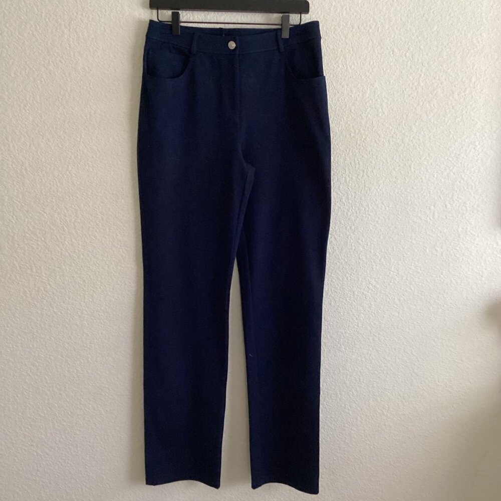 St. John Marie Blue Stretch Pants – Size 6 (NWT) - Picture 2 of 10